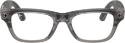 Ray-Ban Meta Blayzer Optics Universal Fit - Matte Transparent Ice Grey - Demo Lens (Large) (RW7001 8529 54)