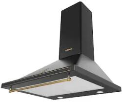 Hansa Hota, 60 cm, 403 m³/h, 3 Trepte, Filtru Aluminiu, Iluminare LED, 63 dB, Negru (OKC613RBH) Hota