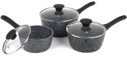 Salter BW11460BRMFO Megastone Thermo Collar 3-Piece Saucepan Set - 16/18/20cm (T-MLX60495)