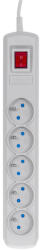 Activejet 5gn/5m/cz, 10A, 2300W, 5 m, Gri (ACP-5GN 5M SZ)