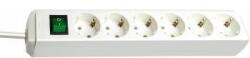 brennenstuhl Eco-Line 149909, gri, 6 prize, 1.5 m (149909)