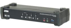 ATEN CS1924M-AT-G CS1924M 4-Port USB3.0 4K DisplayPort KVMP Switch with Built-in MST Hub (CS1924M-AT-G)