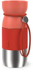 Tefal Termos Tefal beYou N2191510, inox, 0.36 L, 100% etanș, capac Quick Press, argintiu & portocaliu (4168430014328)