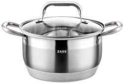 Zass Gourmet Oala din inox Zass Gourmet ZG-SC01-20 cu capac, Capacitate 3.6 L (ZG-SC 01-20)