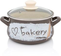 Metalac Oala 3l cu capac de sticla Bakery Metalacemail/18cm/3l (381003)