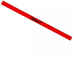 Dedra Creion dulgher HB 24, 5cm rosu (M9003)