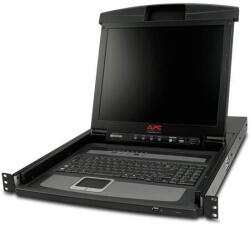 APC AP5808 APC 17 LCD KVM Console PS2/USB 1U with integrated 8 port analog KVM switch (AP5808)