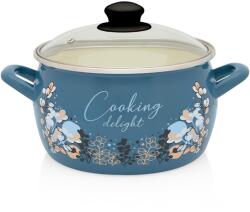 Metalac Oala 7.5l cu capac sticla Cooking Delight Metalacemail/24cm/7.5l (354011)