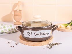 Metalac Cratita 1.35l cu capac din sticla Bakery Metalacemail/20cm/3.35l (381005)