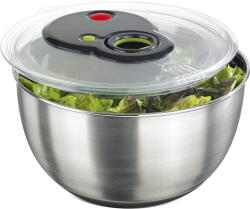 emsa TURBOLINE salad spinner, bowl (stainless steel/transparent) (513441)