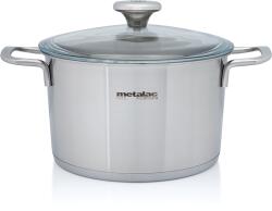 Metalac Oala 3.5l cu capac din sticla Santino Metalacinox/20cm/3.5l (376594)