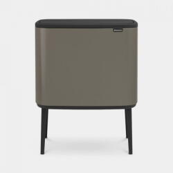 Brabantia Bo Touch Bin Platinum, 3 x 11 L (316043) Cos de gunoi