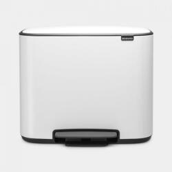 Brabantia Bo Pedal 3x11L, Inox, Alb (121005) Cos de gunoi