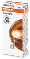 OSRAM Bec W5W 12V, 5W, bec fara soclu, alb (OS_2825) - vexio