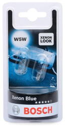 Bosch Set de 2 becuri W5W 12V XENON BLUE (1 987 301 033)