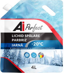AIPERFECT Lichid parbriz Premium IARNA 4L, -20°C Aroma: LAVANDA Putere mai mare de curatare si miros intes (100AIPLPIN4)