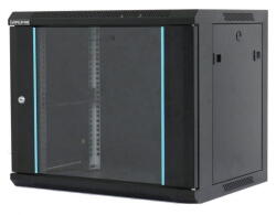 Dateup RACK 6U 600x600 MONTAJ PERETE NEGRU (MP.6606.9001) - vexio