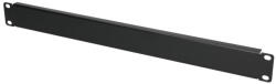 Extralink 1U 19" | Front Blank Panel | Black (EX.19027)
