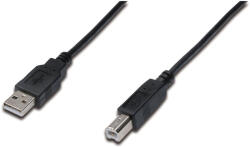 ASSMANN Cablu USB 2.0 AM/ BM, 1.8 m (AK-300102-018-S)