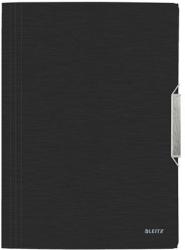 Leitz Style mapa cu elastic A4 negru satinat (39770094)