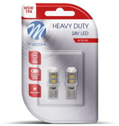 m-tech , W5W Led, Fehér, 24V (72LB918W)