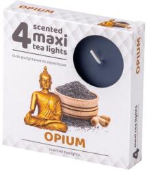  Lumânări parfumate tip pastilă Maxi 4 buc, Opium