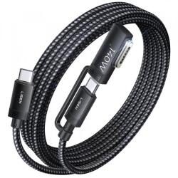 Lisen Cablu Incarcare USB-C - USB-C / MagSafe 3 Lisen, 140W, 2m, Gri