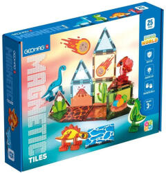 Geomag Magnetic Tiles Dino világ 25 db-os mágneses építőjáték készlet (GMG24221) (GMG24221)