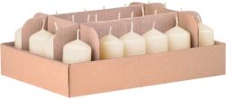 Lumânare cilindrică de Advent 24 buc crem 4x6 cm