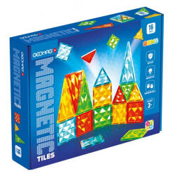 Geomag Magnetic Tiles Gems 16 db-os mágneses építőjáték készlet (GMG24100) (GMG24100)