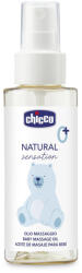 Chicco Natural Sensation masszázs babaolaj E-vitaminnal és édesmandula-olajjal 100 ml - 0h+