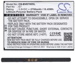 Cameron Sino Li-Polymer akku 3.8V/2750mAh, Blackview E7 kompatibilis, FEKETE (CS-BVE700SL)