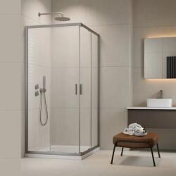 Radaway Cabina de dus dreptunghiulara, cu usi culisante, nichel periat, Radaway Alienta Brushed Nickel D 10258090-91-01 (10258090-91-01)
