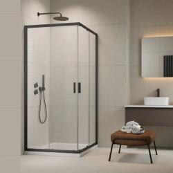 Radaway Cabina de dus dreptunghiulara, cu usi culisante, antracit periat, Radaway Alienta Brushed GunMetal D 10258010-92-01 (10258010-92-01)