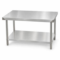 Aligvárom Inox munkaasztal 90×60 cm, rozsdamentes konyhai pult SUS201 acélból