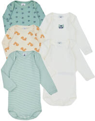 Petit Bateau Body pentru copii BODY US ML RITON PACK X5 Petit Bateau Multicolor 6 luni