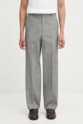 Visvim gyapjú nadrág WIDE SLACKS SANTOME - fekete L