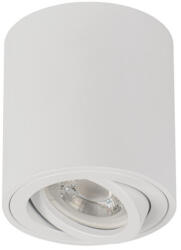 Kanlux BORD ONE DLP-50-W Mennyezeti spot lámpatest, d80x85mm, 220-240V AC, max 10W, GU10, PAR16, 20°, fehér, alumínium ötvözet (28784) (28784)