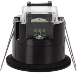 Kanlux PRESENSOR-O-WR-B PT MW mozgásérzékelő, mikrohullámú, d76x66mm, 220-240V AC, H360°, IP65/20, fekete (38753) (38753)