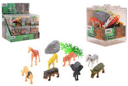  Set de animale sălbatice, 10 piese, în cub de îndemânare (26216) Figurina