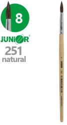 JUNIOR Kerek Ecset No. 8" 251 Natúr