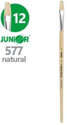 JUNIOR Lapos ecset JUNIOR No. 12" 577 Natúr