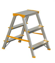 Alverosal Scara din aluminiu cu urcare pe ambele parti, 2x3 (963)