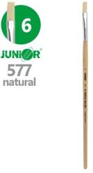 JUNIOR Lapos ecset JUNIOR No. 6" 577 Natúr