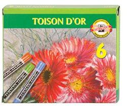 KOH-I-NOOR TOISON D' OR krétapor, 6 db-os készlet