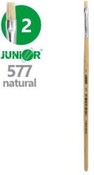 JUNIOR Lapos ecset JUNIOR No. 2" 577 Natúr