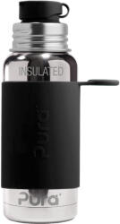 PURA TERMO kulacs sportkupakkal 475ml Black