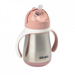 BÉABA Termosz bögre szívószállal, rozsdamentes acél, 250 ml Pink