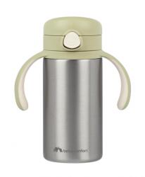 Bebeconfort Termosz bögre szívószállal, rozsdamentes acél, 280 ml, zöld