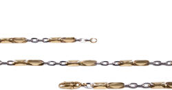 Ékszershop Bicolor fantázia arany nyaklánc (1315988)